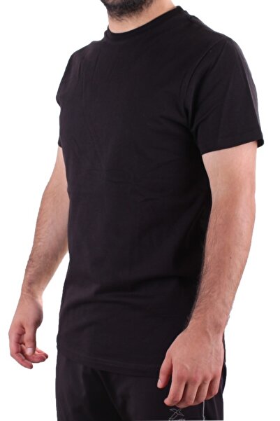 Twister Jeans 2300 Black Casual Cotton Basic Crew Neck Men's T-Shirt