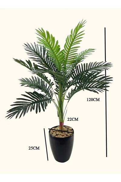 DRAMA HOME Artificial decorative palm tree in a pot, suitable for a wonderful home decor