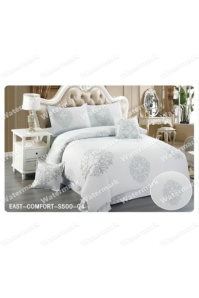 East Comfort 6-piece bed linen with printed pattern, 230 x 250 cm