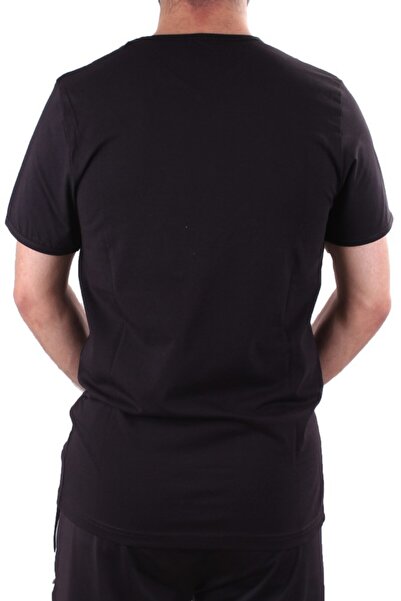 Twister Jeans 2302 Black Casual Cotton Basic V-Neck Men's T-Shirt