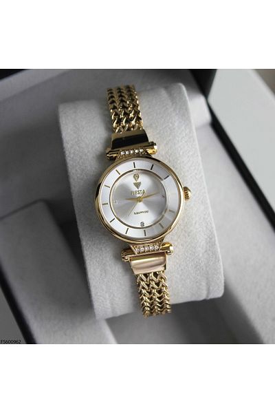 Fiesta Fs600962 Women's Wrist Watch with Steel Band