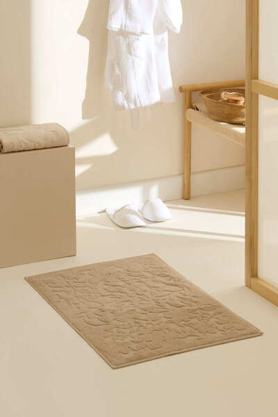 Kaşmir Home جوليا منشفة القدم 2 قطعة بيج