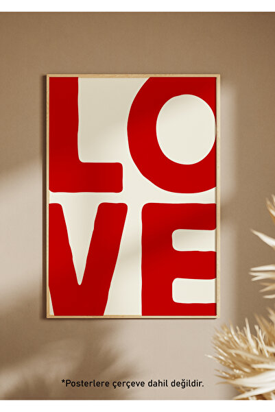 One Little Happiness Αφίσα LOVE Αισθητική αφίσα τοίχου, αφίσα χωρίς πλαίσιο