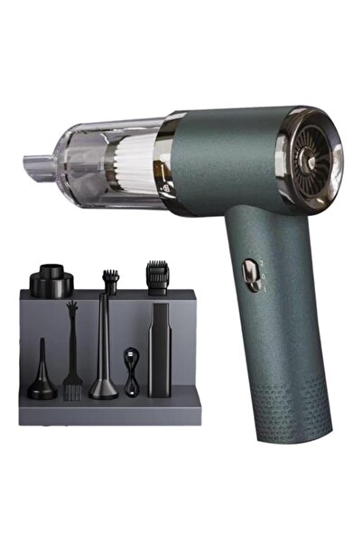 Genel Markalar Raca Vacuum Yeşil Şarjlı 12.000 Pa Kademeli Üflemeli El Araç Süpürgesi