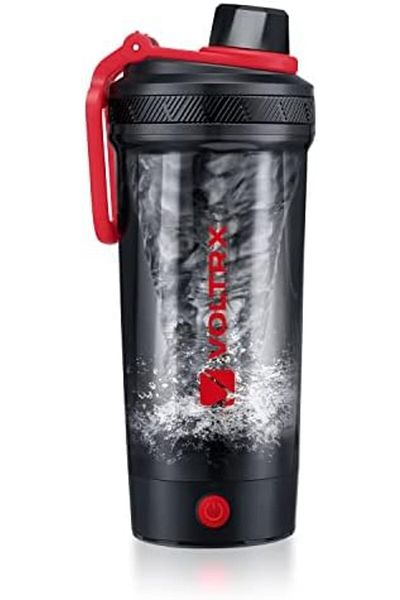 VOLTRX shaker Bottle, Gallium USB C Rechargeable Electric protein shake Mixer, Cups for protein and