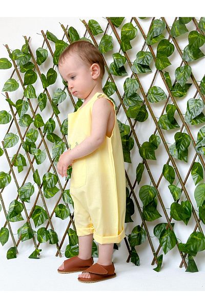 MiaBaby Embroidered Summer Efil Jumpsuit