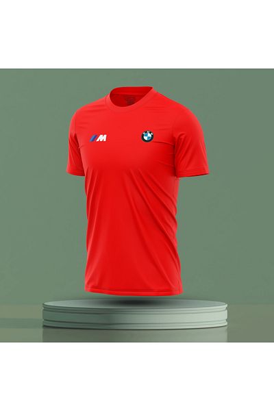 Bulvar Lee Men's Crew Neck Bmw Cotton T-Shirt
