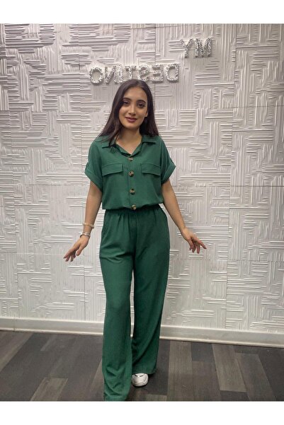 Genel Markalar Kısa Kollu Yazlık Bürümcük Tulum