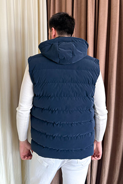 ModaPlaza Чоловічий надувний жилет з капюшоном