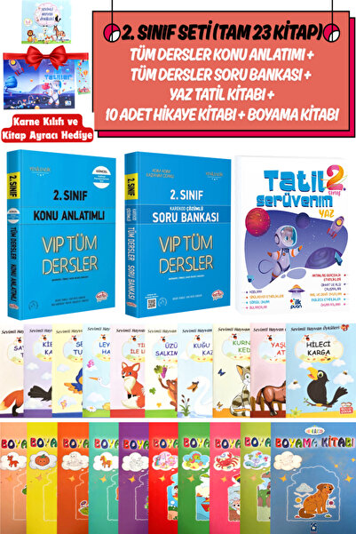 Editör Yayınevi 2. Sınıf Konu Anlatımlı+Soru Bankası+Yaz Tatil Kitabı+10 Türk...