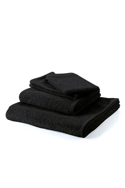 Kela LADESSA bath towel 100% cotton black 70x140 cm