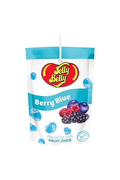 Jelly Belly Fruit Juice Berry Blue 200 ml, Non-carbonated Drink