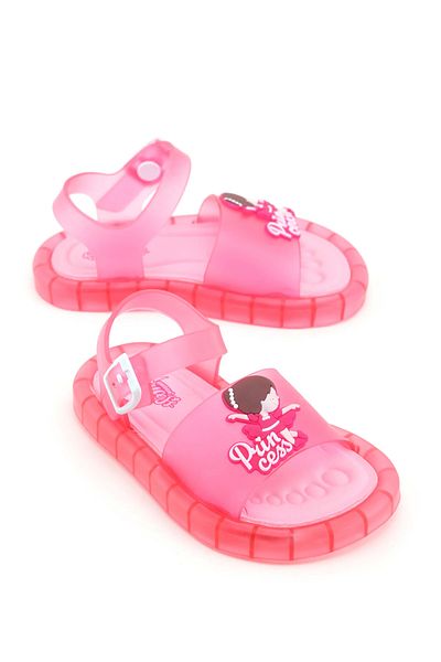 GEZER Princess Girl's Summer Airblow Ankle Buckle Adjustable Comfortable Lighted Sole Daily Sanda