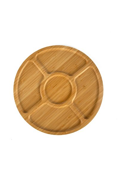 Lizzy 5 Compartment Bamboo Presentation Tray