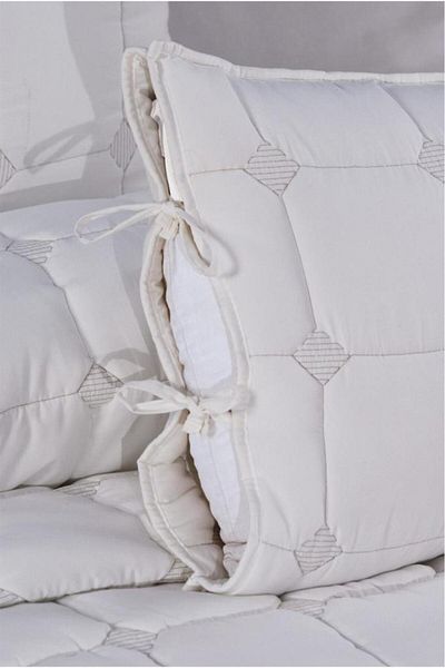 Çeyiz Diyarı Cratos Comfort Double Bedspread Cream