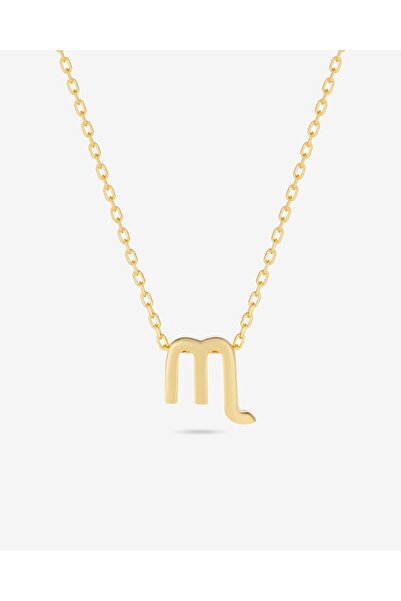 MEKS JEWELS Gümüş Akrep Burcu Kolyesi