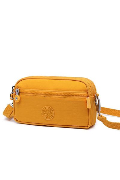 SMART BAGS Mustard Crinkle Women's Crossbody Bag - Smb1112