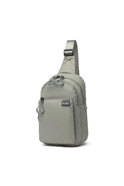SMART BAGS Ekstra Hafif Uniseks Bodybag Omuz Çantası BC 3145 - Açık Gri