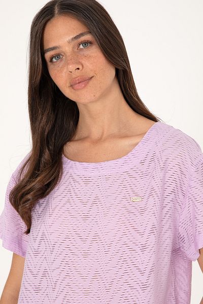 U.S. Polo Assn. Women's Lilac Short Sleeve Shirt 50299319-Vr034