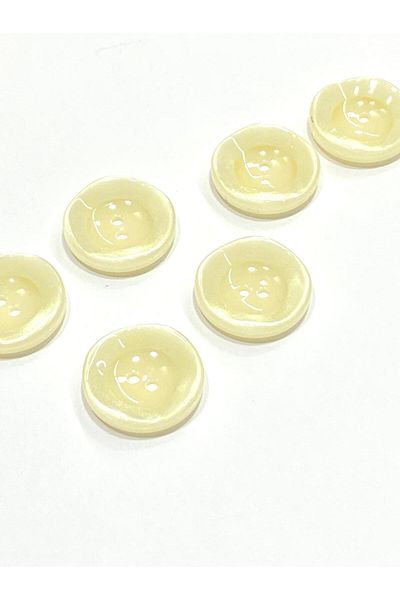karantuhafiye Mother of Pearl Button / Italian Mother of Pearl Button /2912/ Cream / 1.8 cm