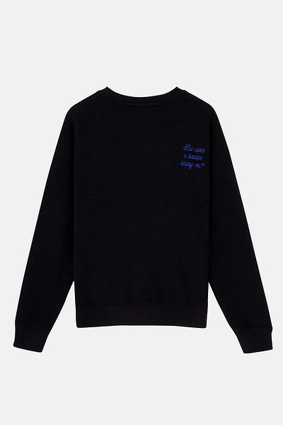 Reflect Studio Mvö Is It Possible to Be in Trouble? Supersoft Sweatshirt - Black