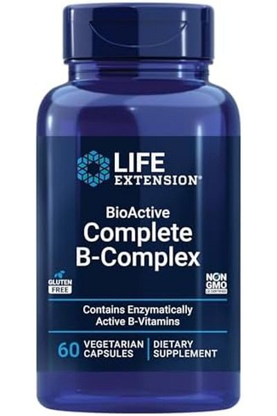 Life Extension Bioactive Complete B-complex, Heart, Brain And Nerve Support, Healthy Energy, Metabol