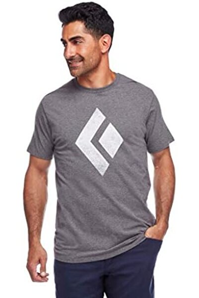 BLACK DİAMOND Black Diamond mens M Ss Chalked Up Tee T-Shirt