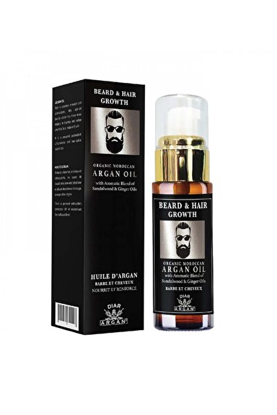 Diar argan زيت نمو اللحية والشعر للرجال 30 مل