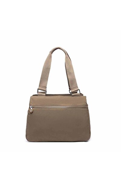 SMART BAGS Krinkıl Kumaş Omuz Çantası BC 1125 - Açık Kahve