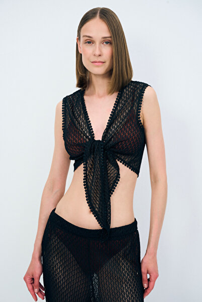 adL Dantel Beach Bluz