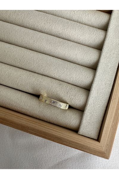 ringbox Gold Stone Matte Ring