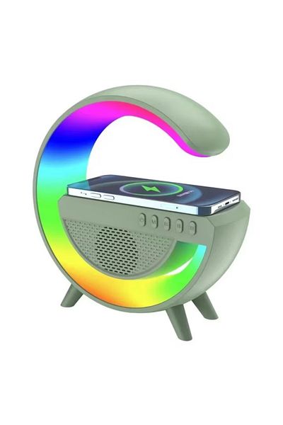 OEM Portable speaker bt 2301, battery lamp, multicolor, wireless charging
