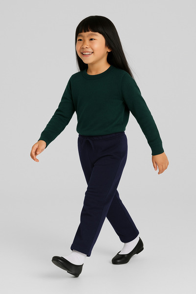 YAKAMEL Дитячий спортивний костюм з еластичним поясом, зручні шкільні штани