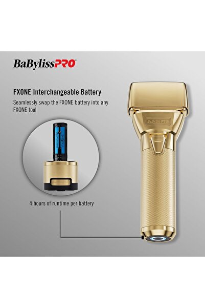 BaByliss Pro BaBylissPRO FXONE GOLDFX All Metal Double Foil Shaver