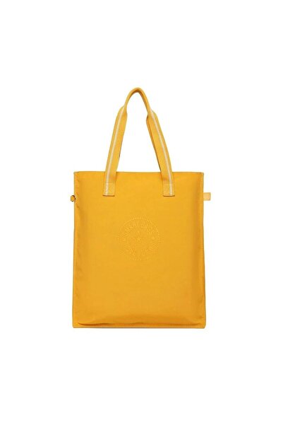 SMART BAGS Büyük Boy Krinkıl Kumaş Omuz Çantası BC 3076 - Hardal