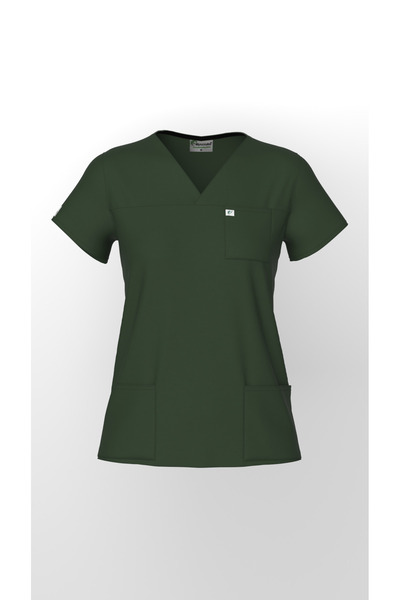 Myscrubs Doktor Hemşire Scrubs Yeşil Forma Takım