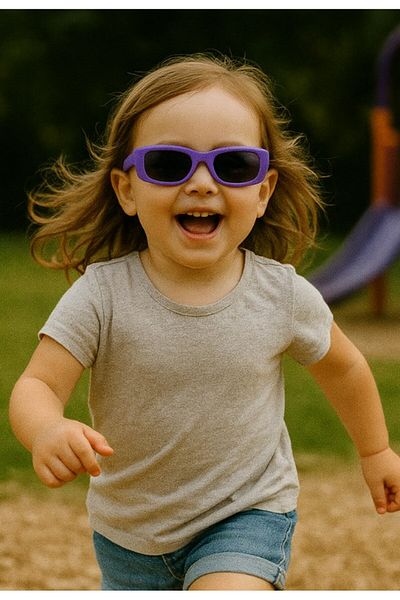 Lexi Bella Kids Sunglasses Purple Cool Frame Uv 400 Protection Ce Certificated Children Sunglasses