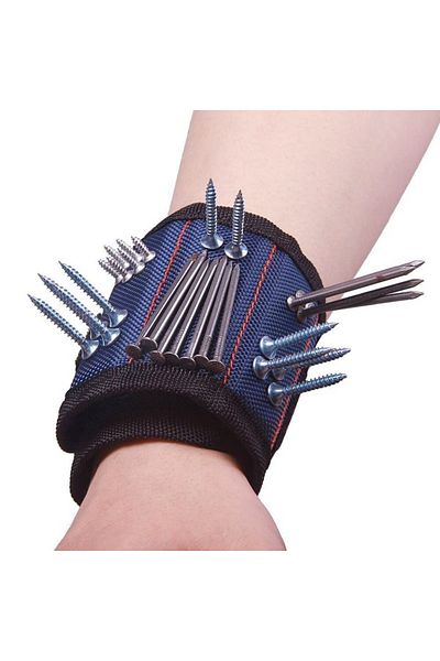 Generic Professional magnetic bracelet for small tools and implements, screws, nails, nuts/screwdrivers