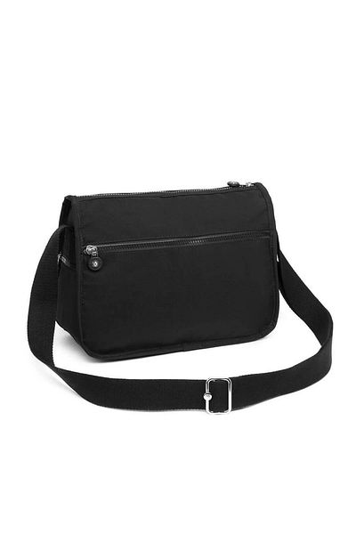 SMART BAGS Geantă Messenger Crinkle Fabric Bc 1128 - Negru