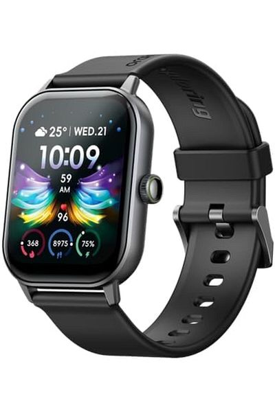 oraimo Watch 5 Smartwatch 2.01 inch Water Resistant HD in Light Black Chrome