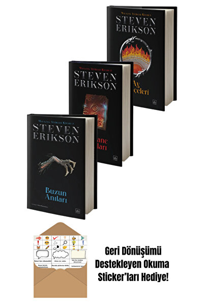 İthaki Yayınları Malazan Yitikler Kitabı Serisi 3 Kitap Takım (ciltli) + Okum...