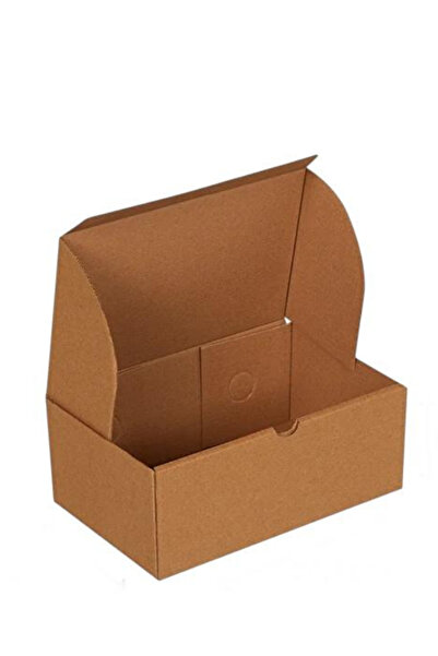 Aspak 22,5x12,5x10 Cm Baskısız Hamburger Kutusu-kraft-50 Adet