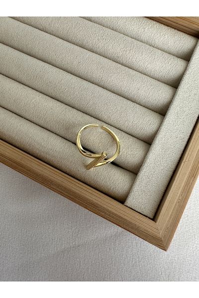ringbox Gold Stone Plain Ring