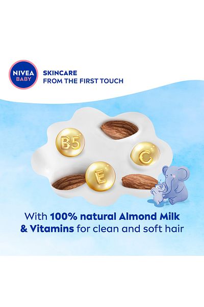 NIVEA Baby Gentle & Mild Shampoo, Camomile Extract, 500ml, Pack of 2