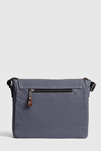 By Hakan GK72 Канава Поштова сумка Сумка через плече Сумка для ноутбука з відділенням Шкільна сумка СІРИЙ