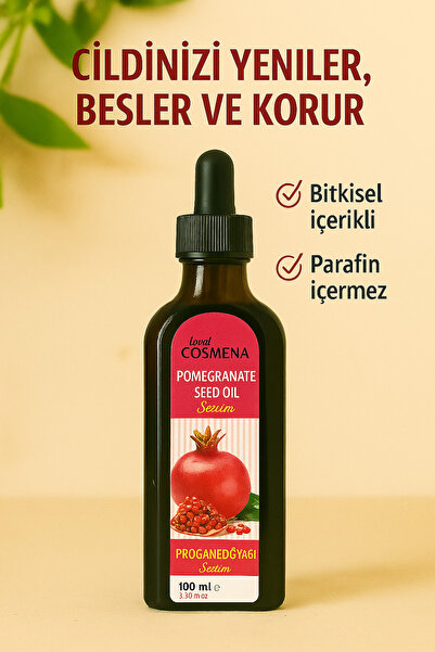 extal Cosmena Nar Çekirdeği Yağlı Saç ,Yüz Ve Vücut Serumu 100Ml