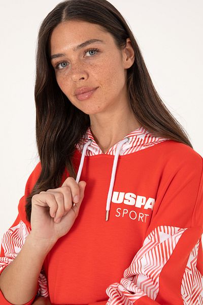 U.S. Polo Assn. Women's Red Sweatshirt 50300694-Vr213