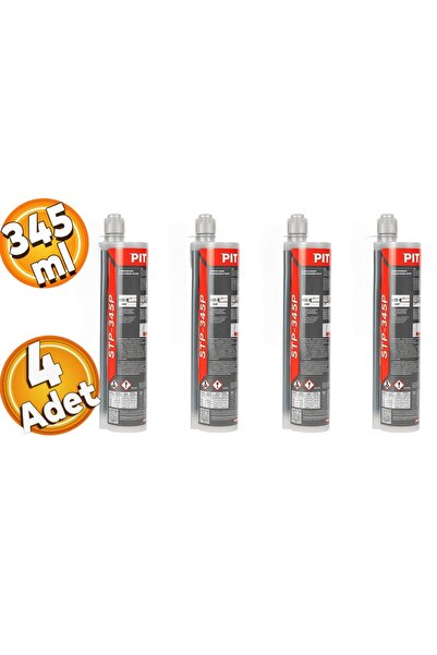Piton Epoksi Kimyasal Dübel 345 ml (4 Adet)
