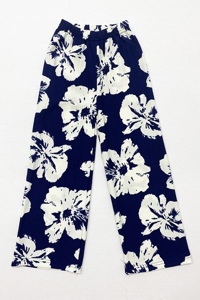 HÇM Girl's Bottom Wide Leg Patterned B76