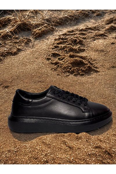 crybrands Real Leather Loccomotive Model H1Ypmnç Men's Leather Sneaker